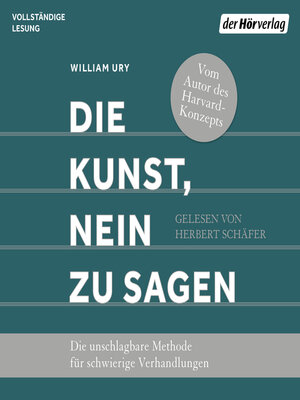 cover image of Die Kunst, Nein zu sagen